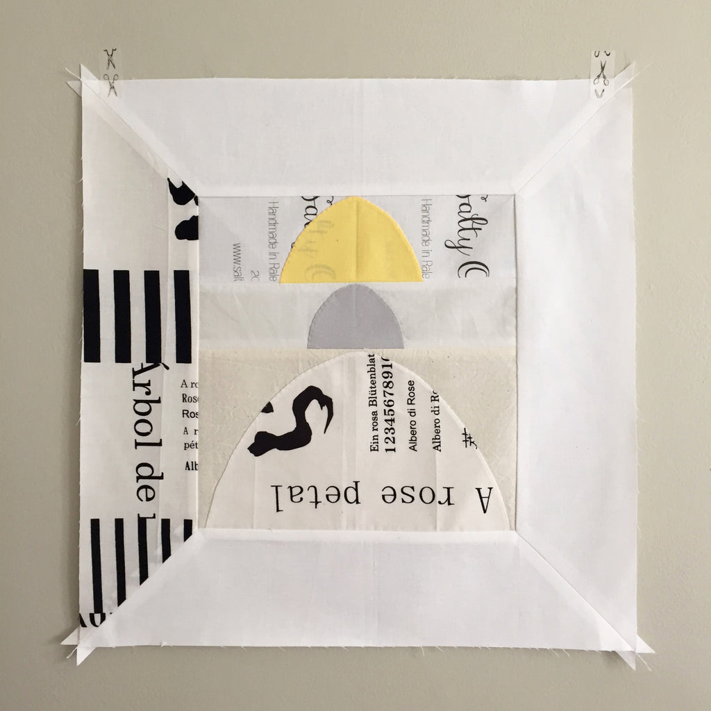modern sampler quilt along: block F link-up