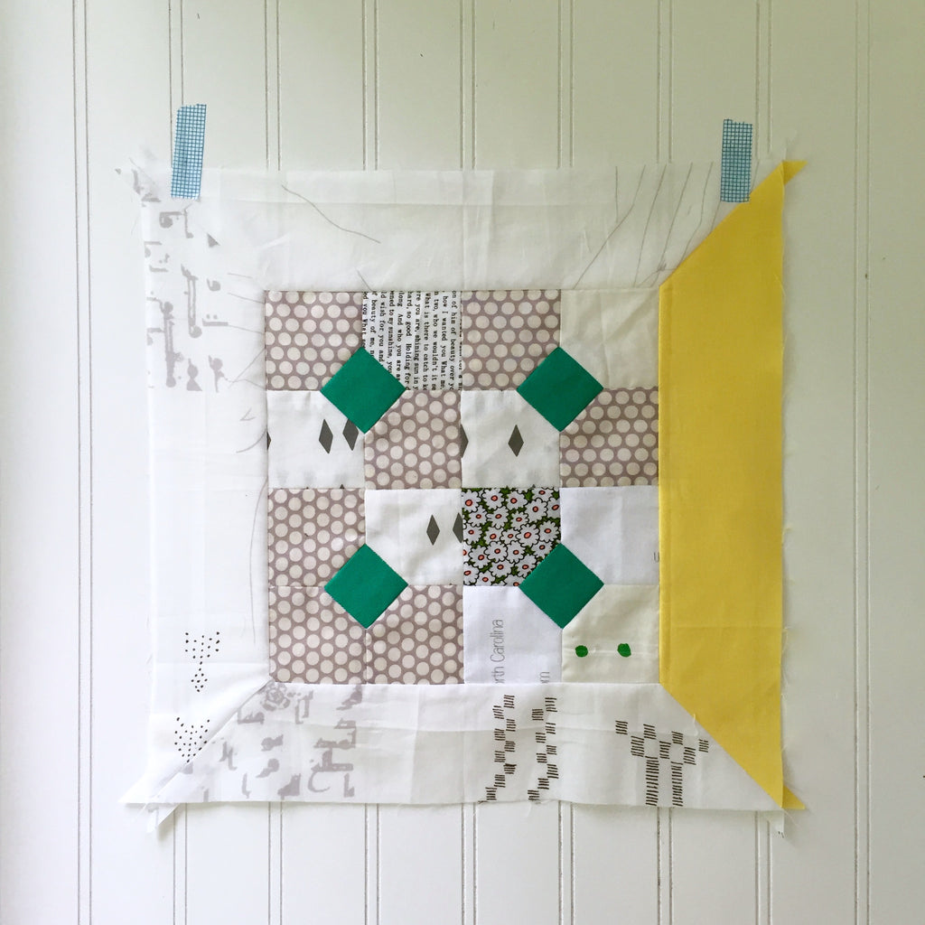 modern sampler quilt along: block K link-up