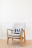 Neutral Improv Patchwork Lumbar Throw Pillow No. 1