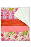 Cotton & Flax Log Cabin Baby Quilt