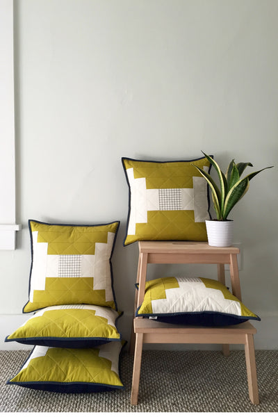 Courthouse Steps Throw Pillow