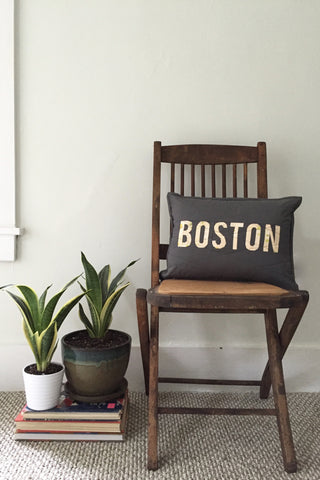 Boston Lumbar Throw Pillow