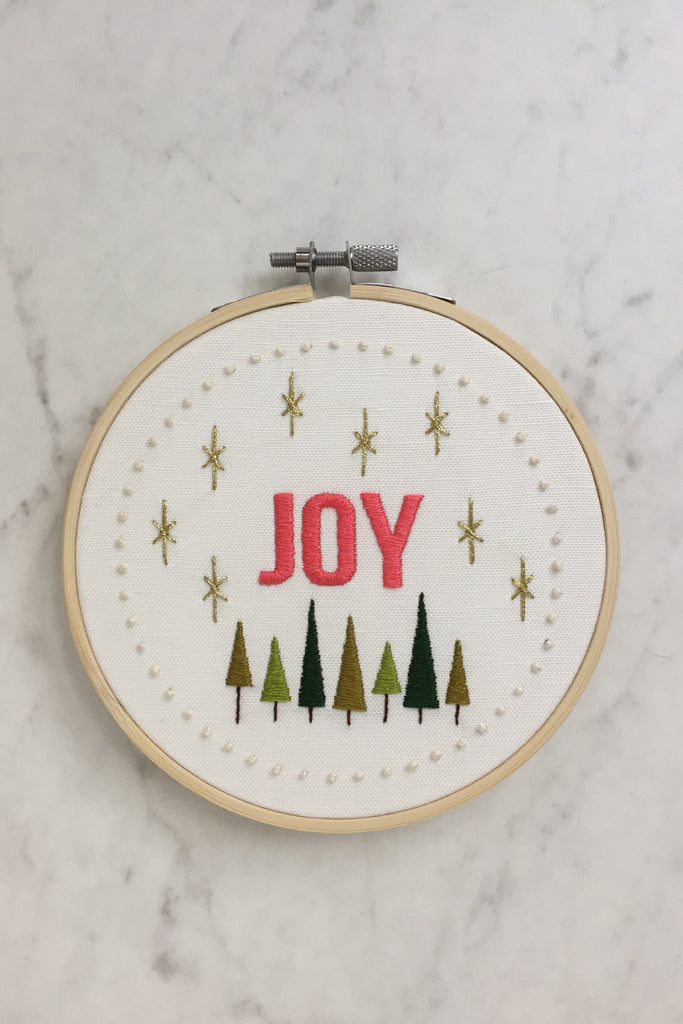 Gifts Hoop Ornaments - Cotton and Joy
