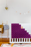 Oversized Log Cabin Baby Quilt
