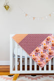 Oversized Log Cabin Baby Quilt