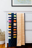 Navy Scrappy Coin Quilt