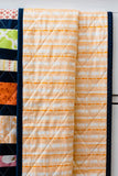 Navy Scrappy Coin Quilt