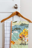 Whole-Cloth Windowpane Baby Quilt