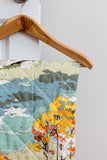 Whole-Cloth Windowpane Baby Quilt
