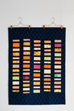 Navy Scrappy Coin Quilt