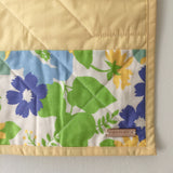 Yellow Sawtooth Star Wall Quilt