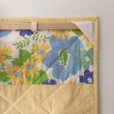 Yellow Sawtooth Star Wall Quilt