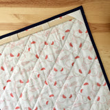 Chambray + Muslin Log Cabin Wall Quilt