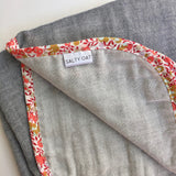 Liberty of London + Indigo Double Gauze Swaddle Blanket