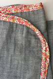 Liberty of London + Indigo Double Gauze Swaddle Blanket