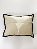 Neutral Improv Patchwork Lumbar Throw Pillow No. 1