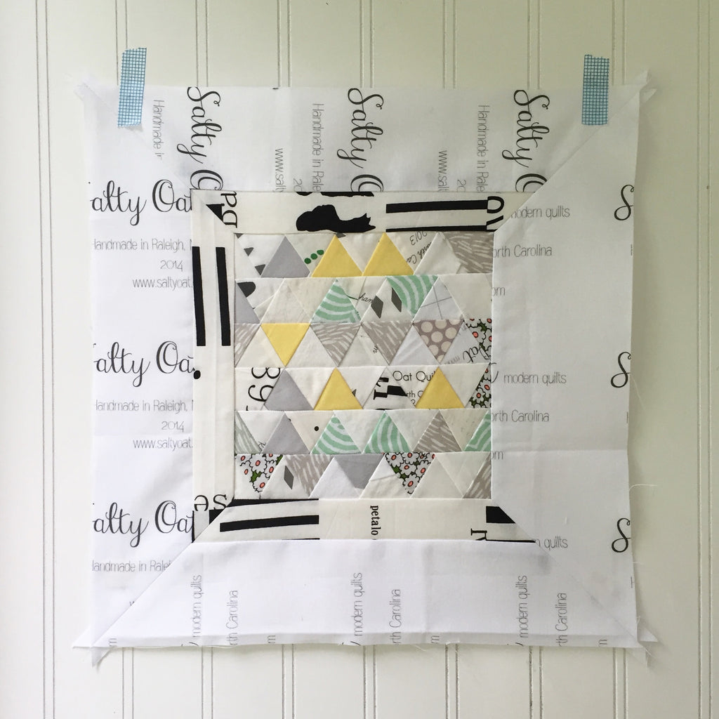 modern sampler quilt along: block I link-up