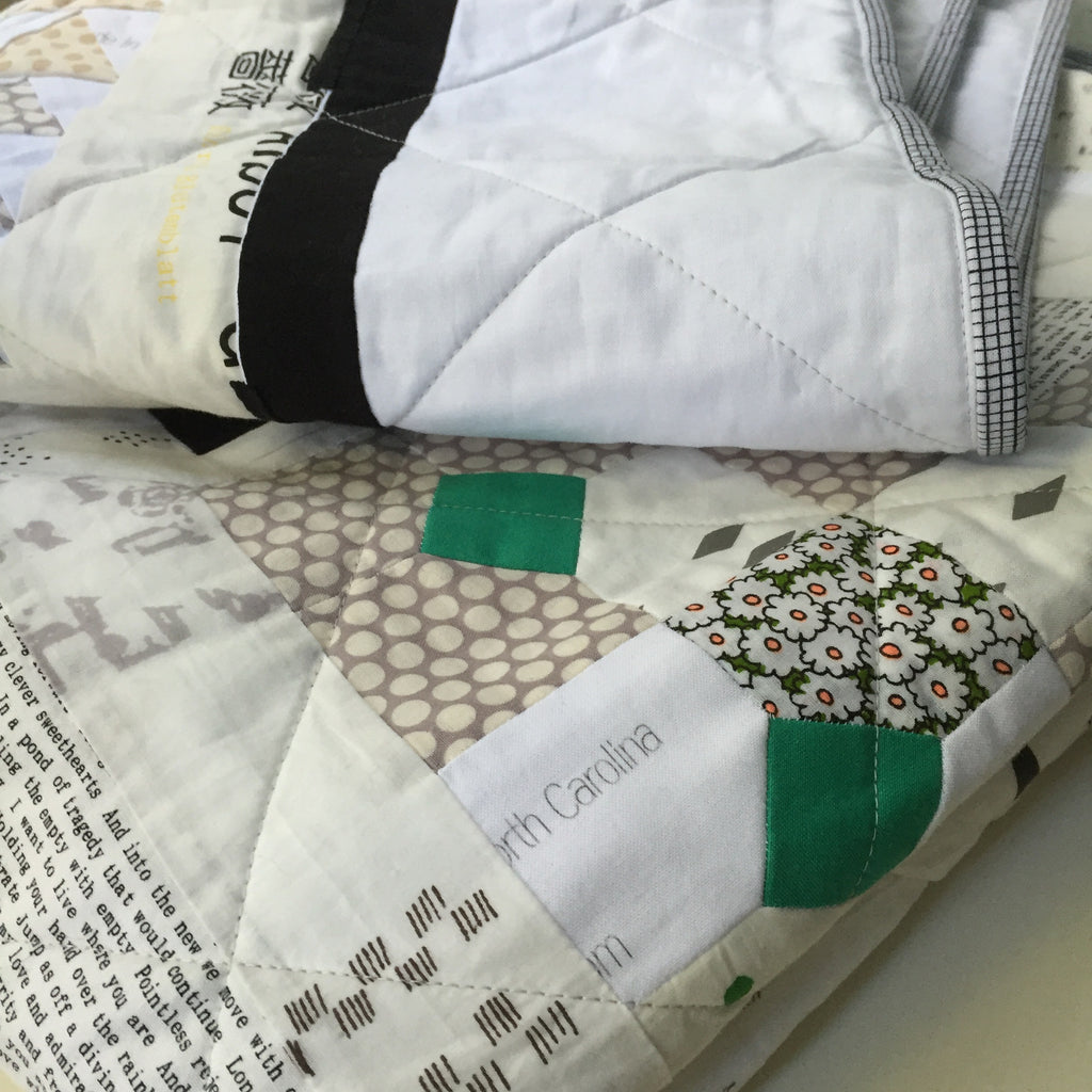 modern sampler quilt along: finishing the top