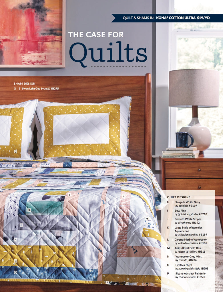 custom quilts for the fall 2017 spoonflower magazine