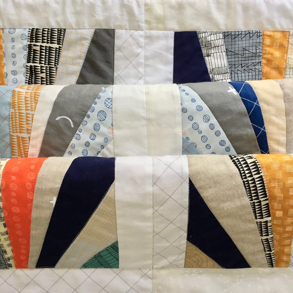 sunrise baby quilt