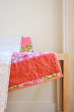 Cotton & Flax Log Cabin Baby Quilt