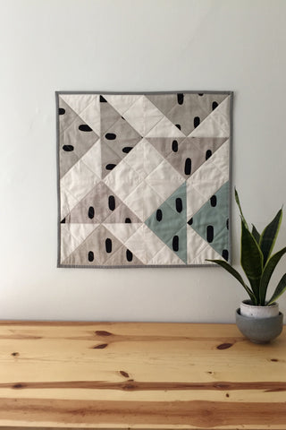 Cotton & Flax Flying Geese Wall Quilt