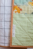Whole-Cloth Windowpane Baby Quilt